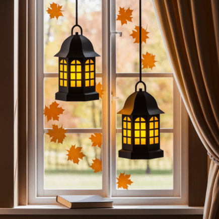 Fensterbilder Laterne