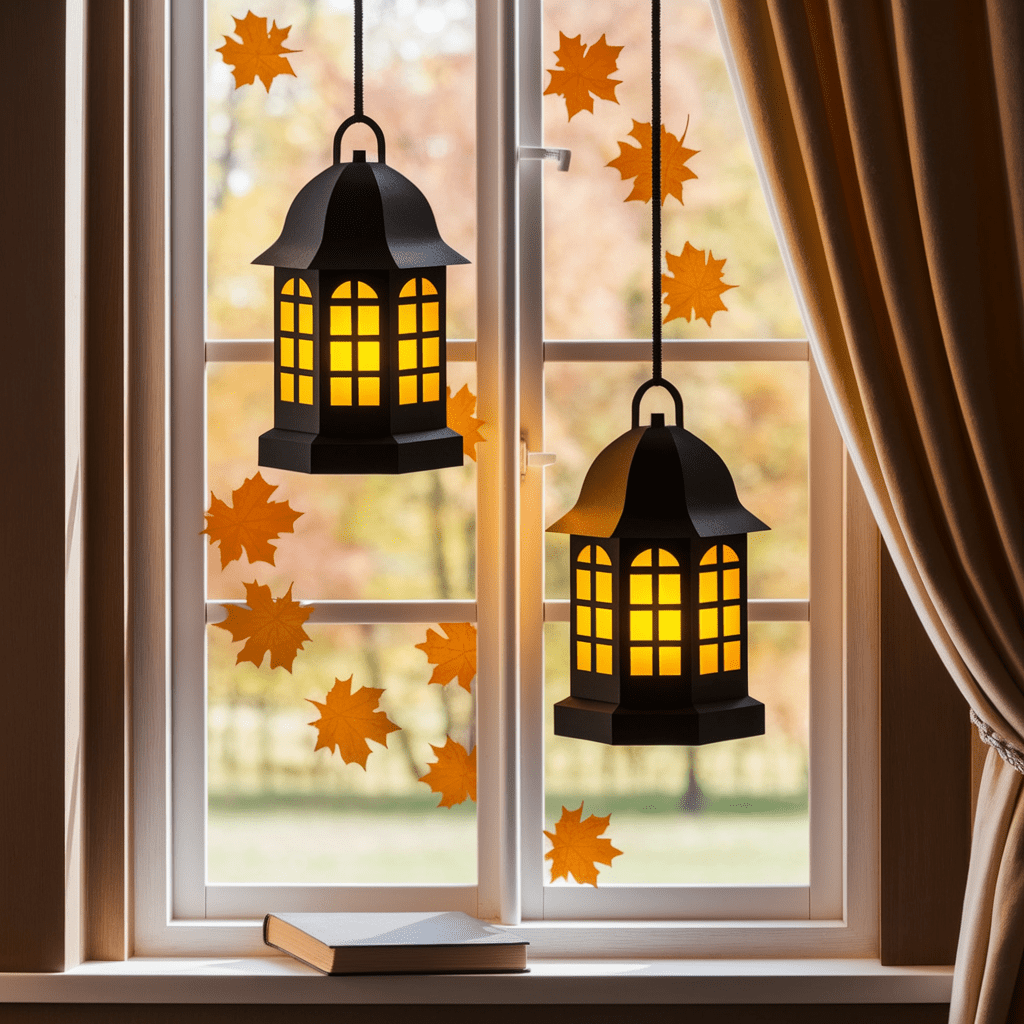 Fensterbilder Laterne