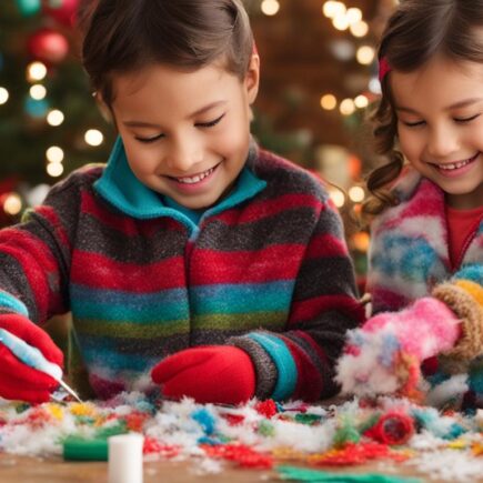 basteln mit kleinkindern winter