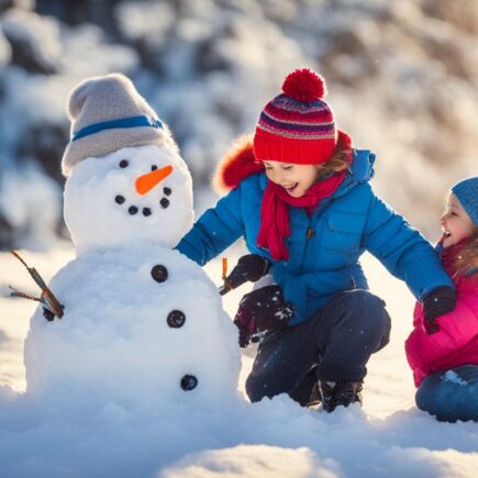 schneemann basteln mit kindern