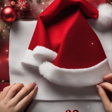 weihnachtsmann servietten basteln