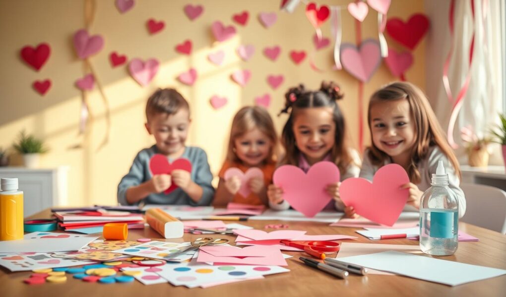 basteln mit kindern valentinstag​