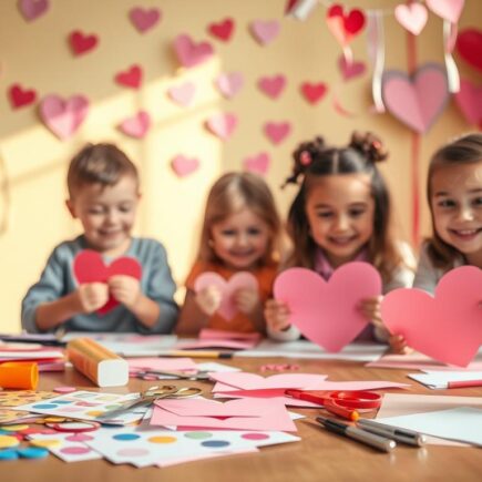 basteln mit kindern valentinstag​
