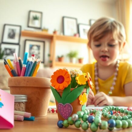 basteln zum muttertag mit kindern
