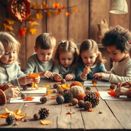 kreatives basteln mit kindern im herbst​