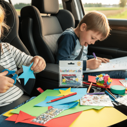 Bastelideen & Beschäftigung für lange Autofahrten mit Kindern