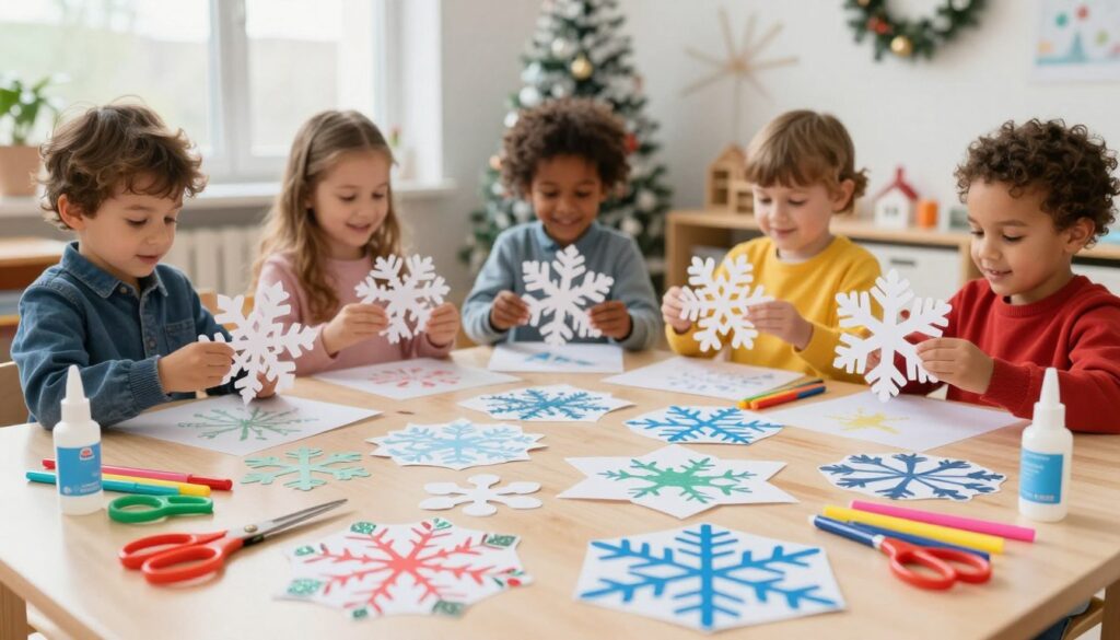 Schneeflocken Basteln Kindergarten: Unsere einfachen Anleitungen
