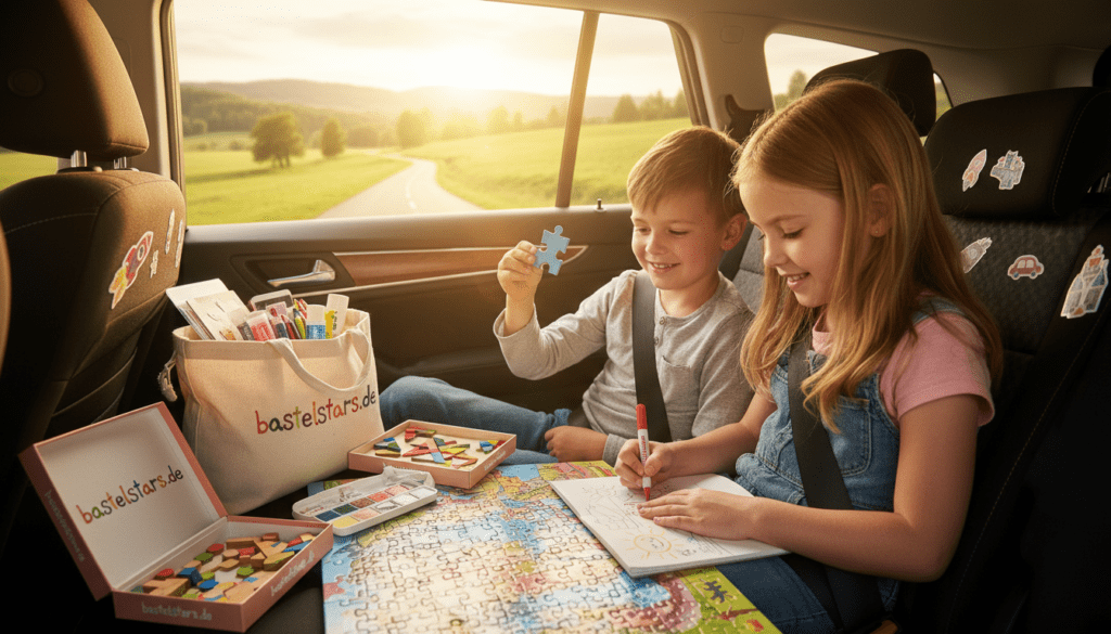 Kreative Spiele und Rätsel für unterwegs