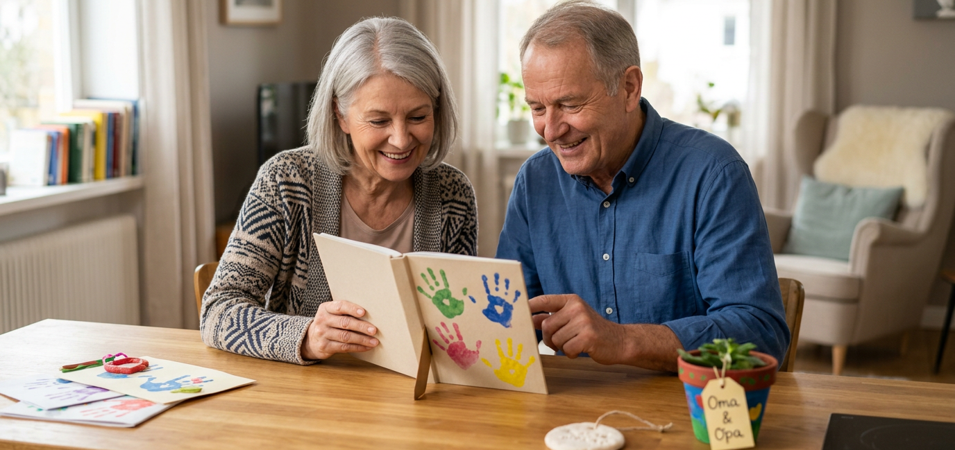 DIY-Geschenke von Kindern: 3 Ideen, über die sich Oma und Opa wirklich freuen und stolz lächeln