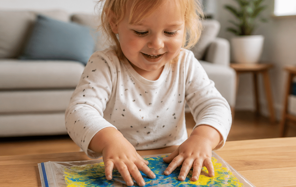 Fingerfarben-Hack: So verwandelst du das Wohnzimmer nicht in ein Schlachtfeld beim Malen mit Kleinkindern